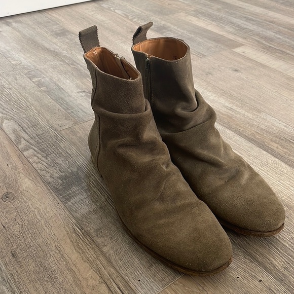 Neosens Mens Slouchy Brown Boots - Picture 2 of 6